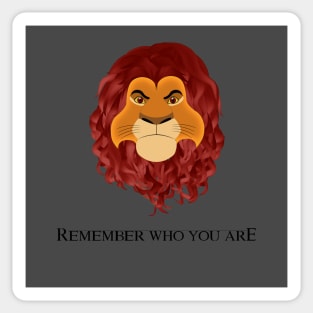 Mufasa says Sticker